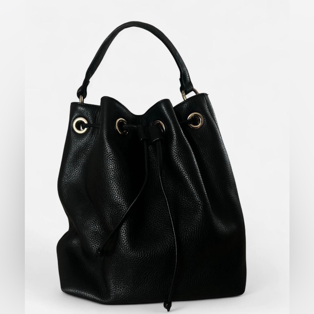 Nordstrom Black Leather Hobo Bag